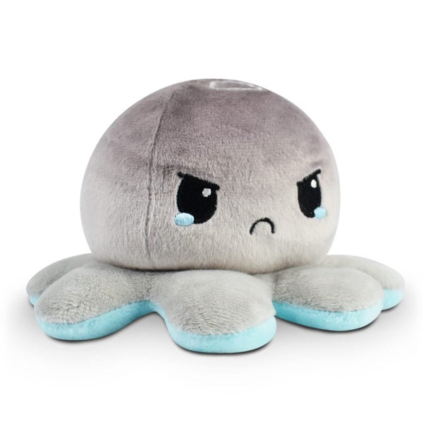 TeeTurtle - The Original Reversible Octopus Plushie - Snowflake + Cloud - Cute S Carousel 1