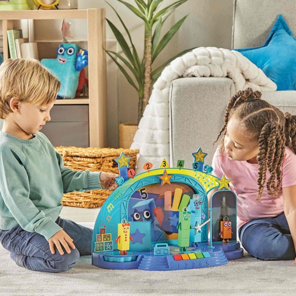 hand2mind Numberblock Five? Musical Superstar Stage, Play Figure Playsets, Todd Carousel 2