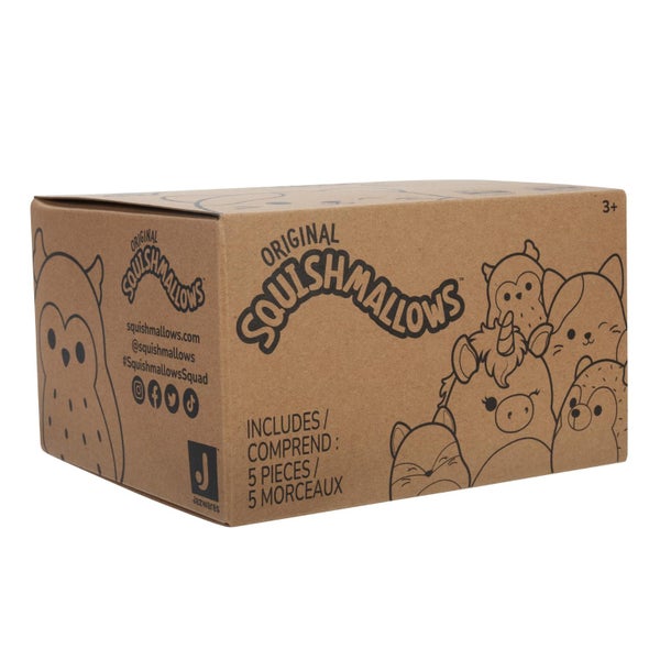 Squishmallows Original 3.5-Inch Clip-On Plush 5-Pack - Ultrasoft Official Jazwar Carousel 2