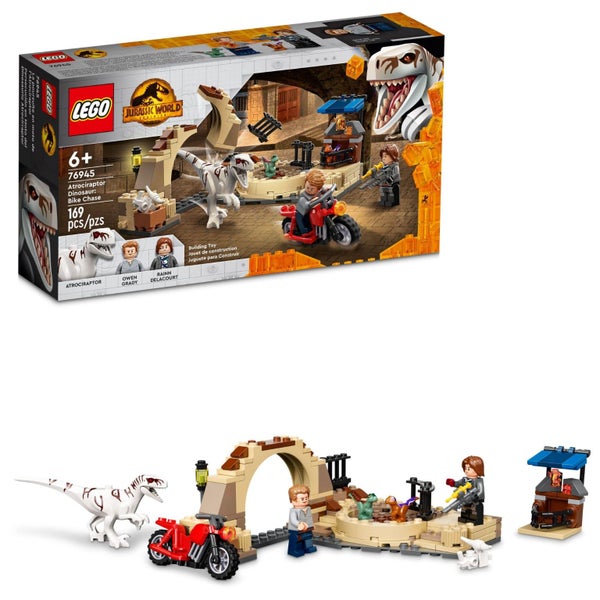 LEGO Jurassic World Atrociraptor Dinosaur: Bike Chase Set 76945, Dinosaur Toys f Carousel 1