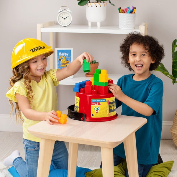 Tonka Tough Builders, Hard Hat, Building Block and Bucket playset- Made with Stu Carousel 2