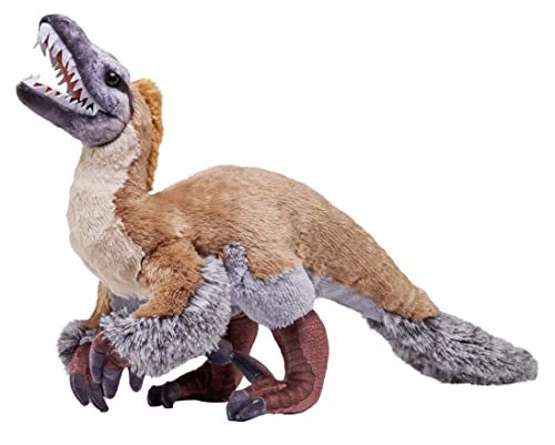 Wild Republic Artist Collection, Dinosaur Velociraptor, Gift for Kids, 15 inches Carousel 1