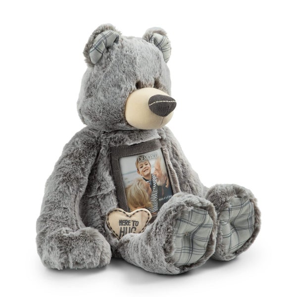 DEMDACO Here to Hug 12 Inch Grey and Brown Polyester Remembrance Plush Stuffed A Carousel 2