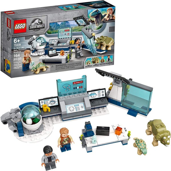 LEGO Jurassic World Dr. Wu's Lab: Baby Dinosaurs Breakout 75939 Fun Dinosaur Toy Carousel 2