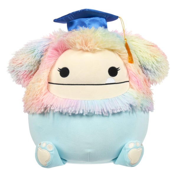Squishmallows Original 12-Inch Zozo Blue Bigfoot with Rainbow Mane and Graduatio Carousel 1
