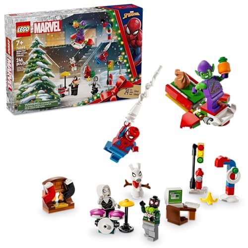 LEGO Marvel Spider-Man Advent Calendar 2024 for Kids - Christmas Advent Calendar Carousel 1