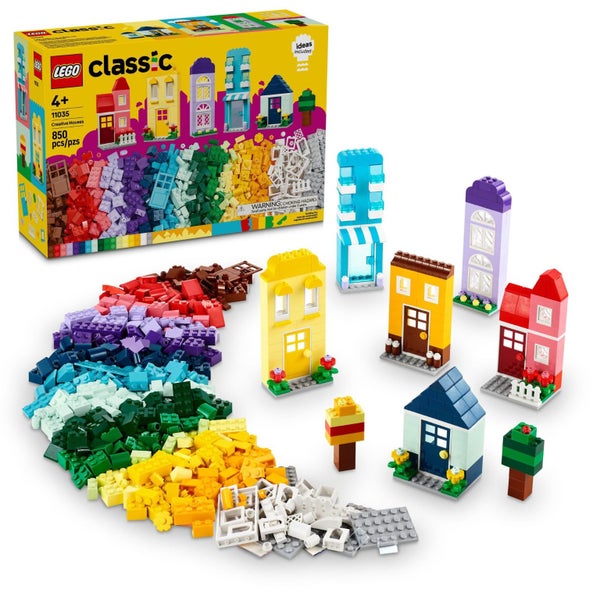 LEGO Classic Creative Houses Brick Building Set for Kids, Toy House Gift with Ac Carousel 2