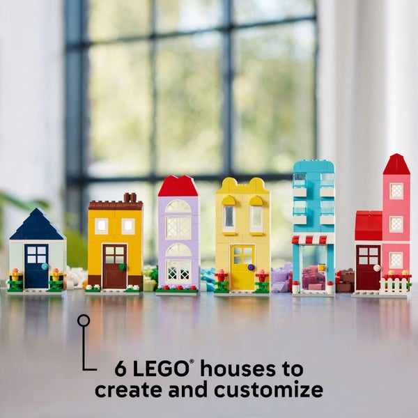 LEGO Classic Creative Houses Brick Building Set for Kids, Toy House Gift with Ac Carousel 3