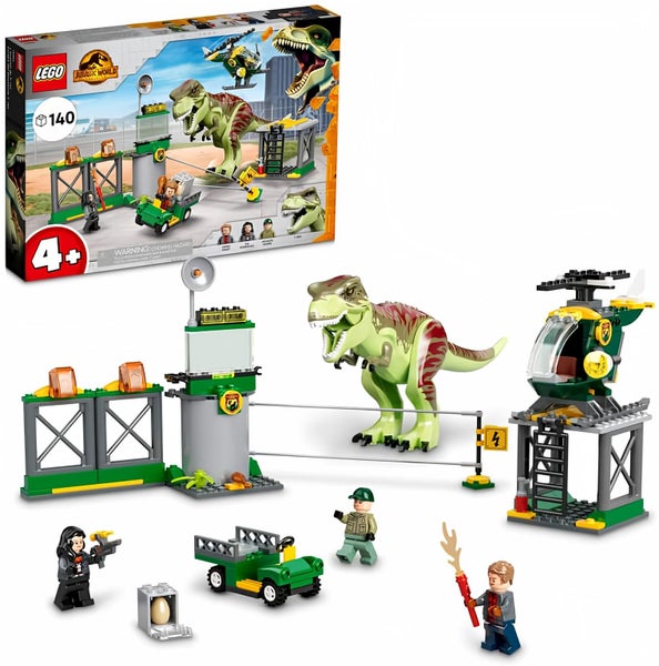 LEGO Jurassic World T. rex Dinosaur Breakout Toy 76944, Dino Toys for Preschool Carousel 1