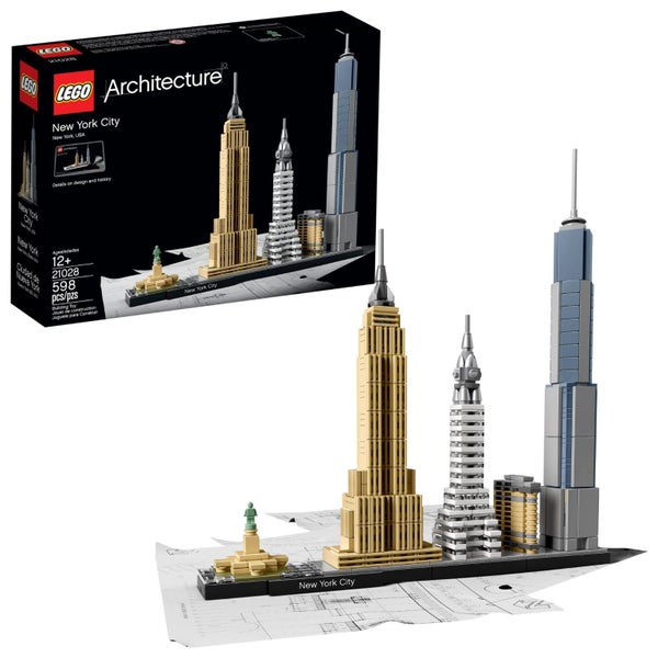 LEGO Architecture New York City 21028, Build It Yourself New York Skyline Model Carousel 1