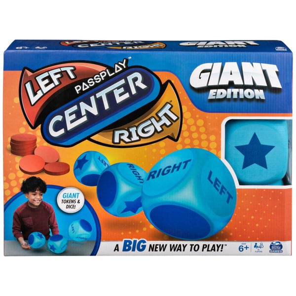 Spin Master Games, Left Center Right Giant Edition, Family Game for Indoor & Out Carousel 2