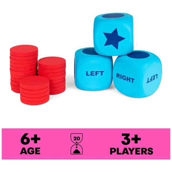 Spin Master Games, Left Center Right Giant Edition, Family Game for Indoor & Out Carousel 3