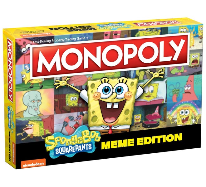 Monopoly Spongebob Squarepants Meme Edition | Based on Nickelodeon Show | Featur Carousel 2