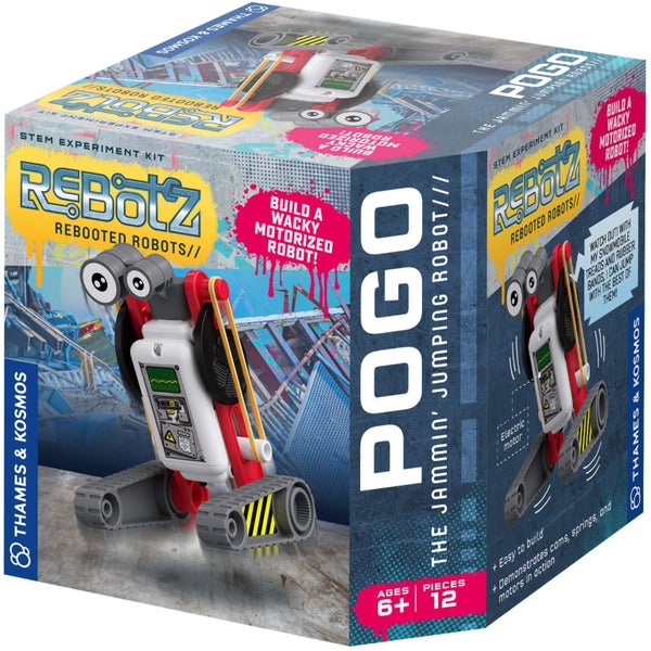 Thames & Kosmos ReBotz: Pogo - The Jammin?umping Robot | Build a Wacky Motoriz Carousel 1