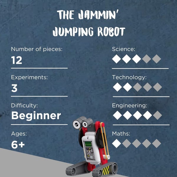 Thames & Kosmos ReBotz: Pogo - The Jammin?umping Robot | Build a Wacky Motoriz Carousel 2