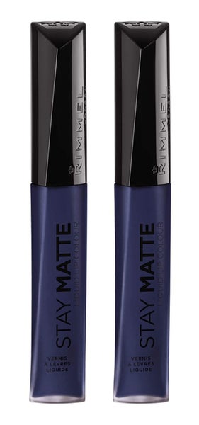 Rimmel Stay matte lip liquid, blue iris, 0.21 Fl Oz (Pack of 2) Carousel 1