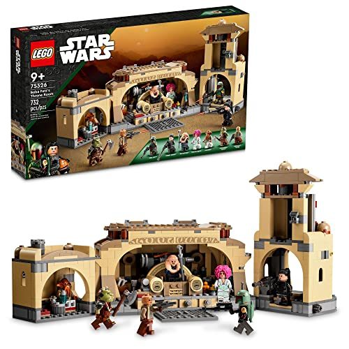 LEGO Star Wars Boba Fett? Throne Room Building Kit 75326, with Jabba The Hutt P Carousel 1
