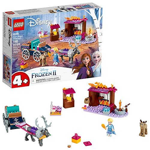 LEGO Disney Frozen II Elsa's Wagon Carriage Adventure 41166 Building Kit with El Carousel 1