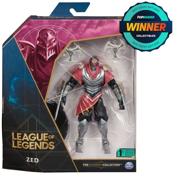 League of Legends, 6-Inch Zed Collectible Figure w/Premium Details and 2 Accesso Carousel 2