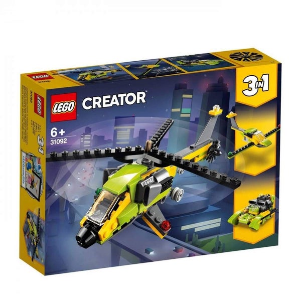 LEGO Creator 3in1 Helicopter Adventure 31092 Building Kit (114 Pieces) Carousel 1