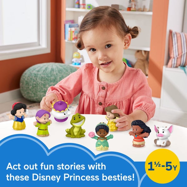 Fisher-Price Little People Toddler Toys Disney Princess Story Duos 8-Piece Figur Carousel 2
