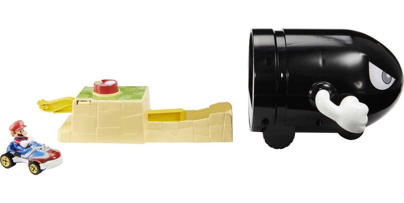 Hot Wheels Mario Kart Bullet Bill Launcher and Mario Kart vehicle by Hot Wheels Carousel 2