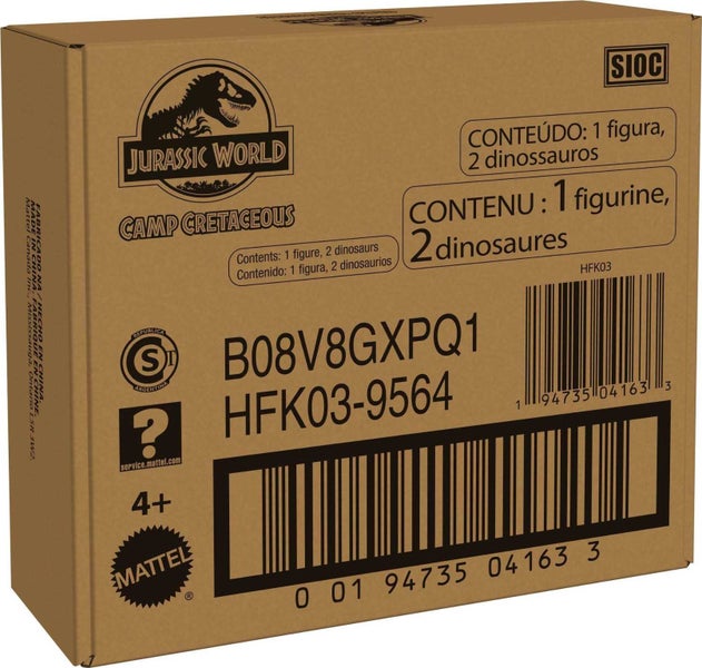 Jurassic World Camp Cretaceous Darius 3 Figure Storypack, Darius, Velociraptor B Carousel 2