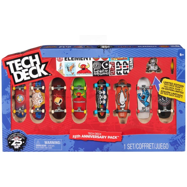 Tech Deck, 25th Anniversary 8-Pack Fingerboards with Exclusive Figure, Collectib Carousel 2