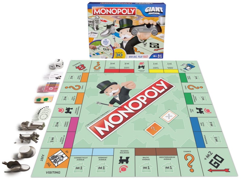 Spin Master Games, Monopoly Board Game Giant Edition, Indoor & Outdoor Games, Ki Carousel 1