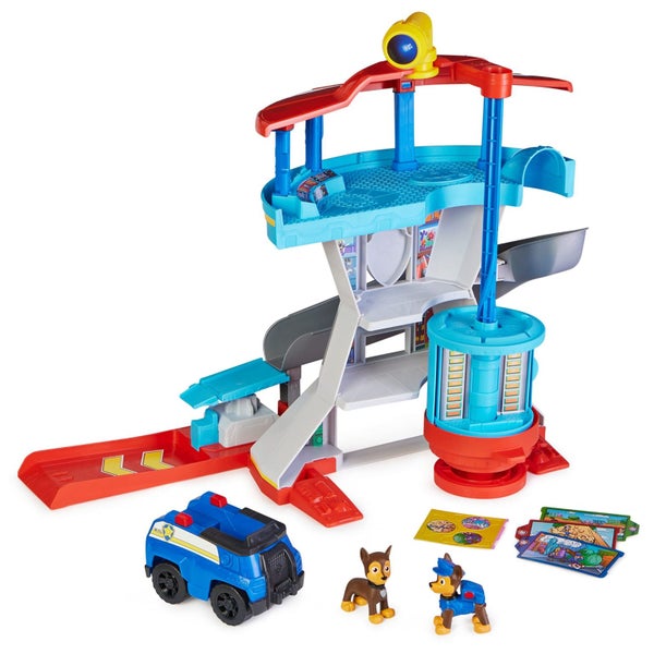 Paw Patrol Lookout Tower Playset with Toy Car Launcher, 2 Chase Action Figures, Carousel 2