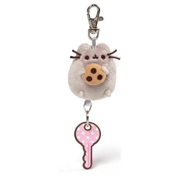 GUND Pusheen with Cookie Plush Retractable Keychain, 2.5" Carousel 1