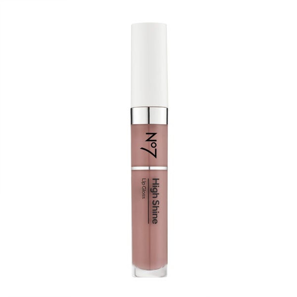 No7 High Shine Lip Gloss - Desert Rose - Moisturizing, High-Shine Lip Gloss with Carousel 1
