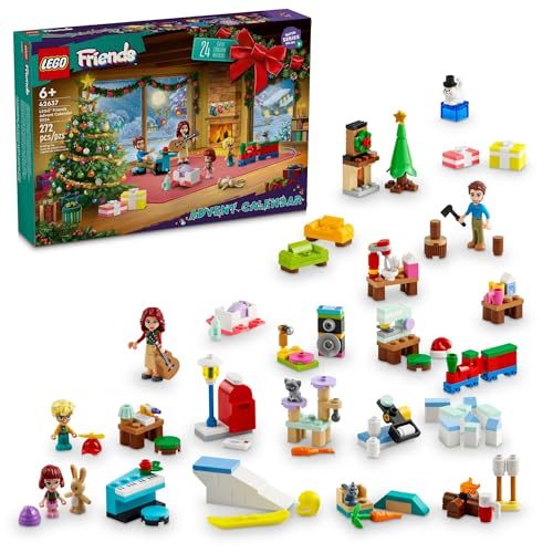 LEGO Friends Advent Calendar 2024 for Kids - Christmas Advent Calendar W/Mini Bu Carousel 1