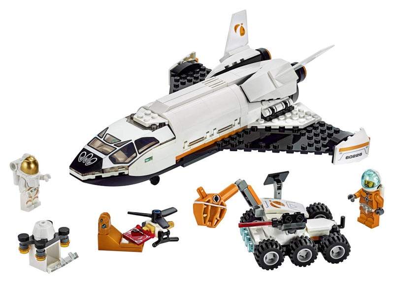 LEGO City Space Mars Research Shuttle 60226 Space Shuttle Toy Building Kit with Carousel 3