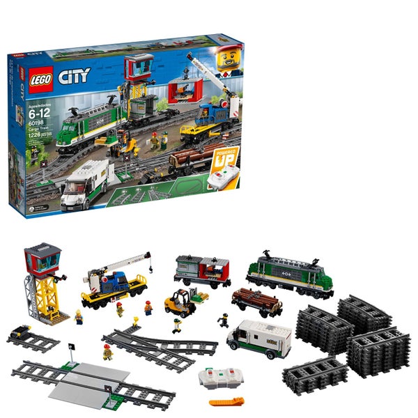 LEGO City Cargo Train 60198 Exclusive Remote Control Train Building Set with Tra Carousel 2