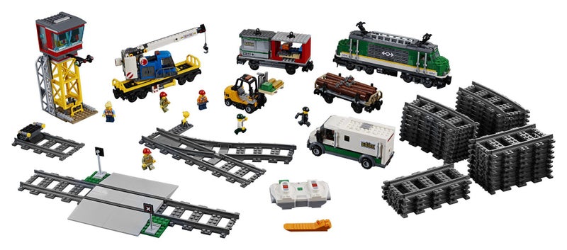 LEGO City Cargo Train 60198 Exclusive Remote Control Train Building Set with Tra Carousel 3