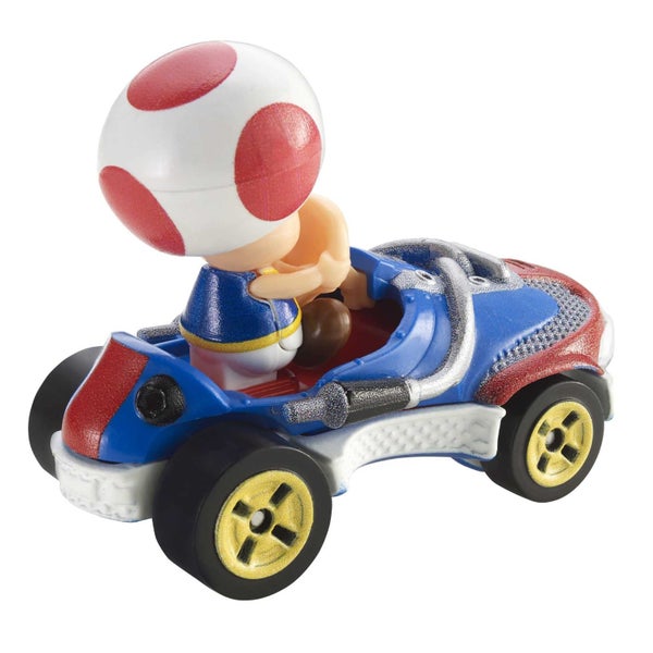 Hot Wheels GBG30 Mario Kart 1:64 Die-Cast Toad with Sneeker Vehicle Carousel 3