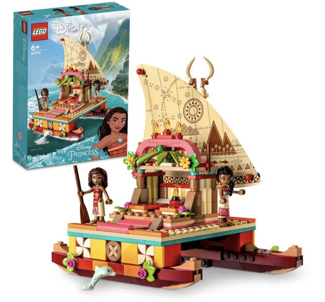 Lego Disney Princess Moana's Wayfinding Boat Building Toy 43210 Disney Princess Carousel 1