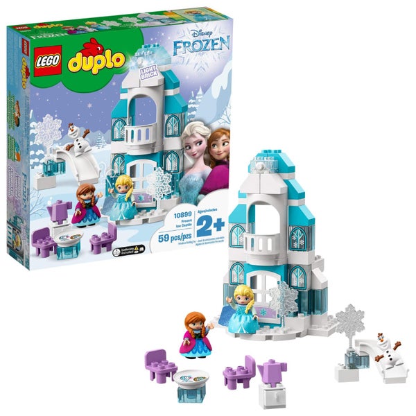 LEGO DUPLO Disney Princess Frozen Ice Castle 10899 Building Toy with Light Brick Carousel 2