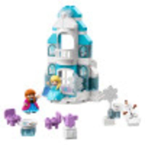 LEGO DUPLO Disney Princess Frozen Ice Castle 10899 Building Toy with Light Brick Carousel 3