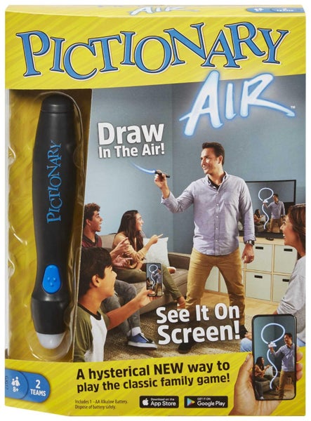 Mattel Games Pictionary Air, Family Board Game for Kids and Adults, Engaging Gif Carousel 1