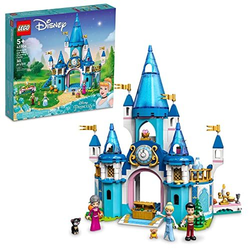 LEGO Disney Princess Cinderella and Prince Charming's Castle 43206 Doll House, B Carousel 1