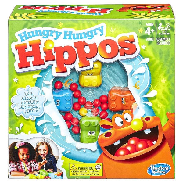 Hasbro Gaming Elefun and Friends Hungry Hungry Hippos Game Carousel 1