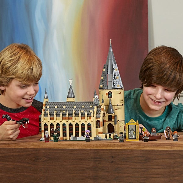 LEGO Harry Potter Hogwarts Great Hall 75954 Building Kit and Magic Castle Toy, F Carousel 2