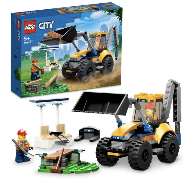 LEGO 60385 City Great Vehicles Excavator Building Set with Mini Figures and Acce Carousel 1