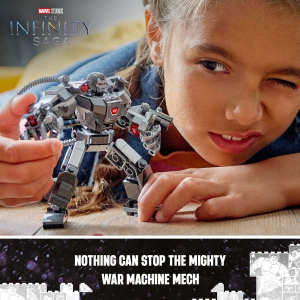 LEGO Marvel War Machine Mech Armor, Buildable Marvel Action Figure Toy for Kids Carousel 3