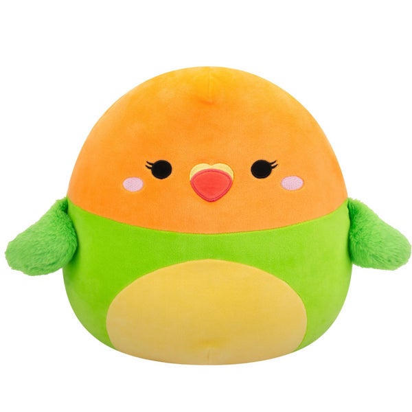 Squishmallows Original 14-Inch Plath Green and Orange Lovebird - Official Jazwar Carousel 1