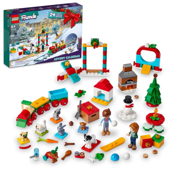 LEGO Friends 2023 Advent Calendar 41758 Christmas Holiday Countdown Playset, 24 Carousel 1
