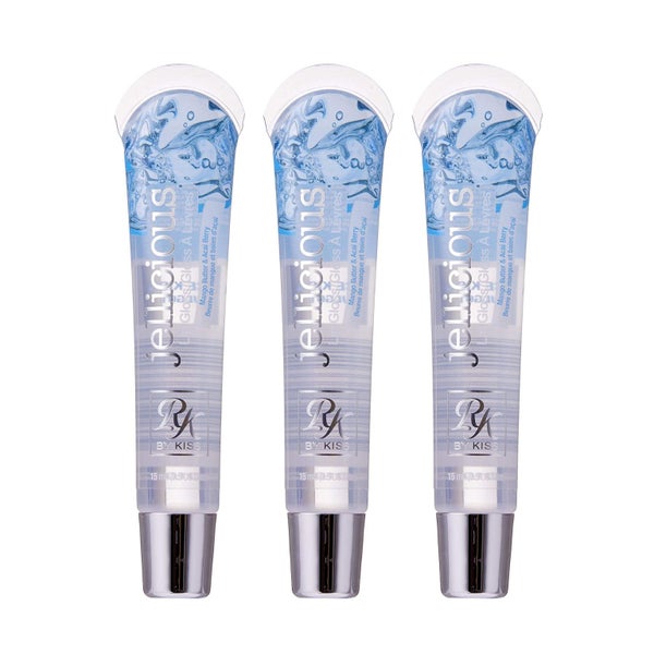 Ruby Kisses Jellicious Mouth Watering Lip Gloss JLG01 (3 PACKS) Carousel 1