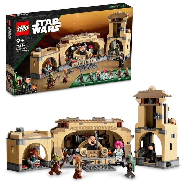 LEGO Star Wars Boba Fett? Throne Room Building Kit 75326, with Jabba The Hutt P Carousel 1